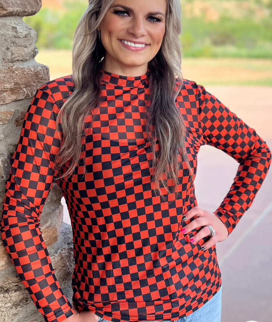 Game Day Mesh Top