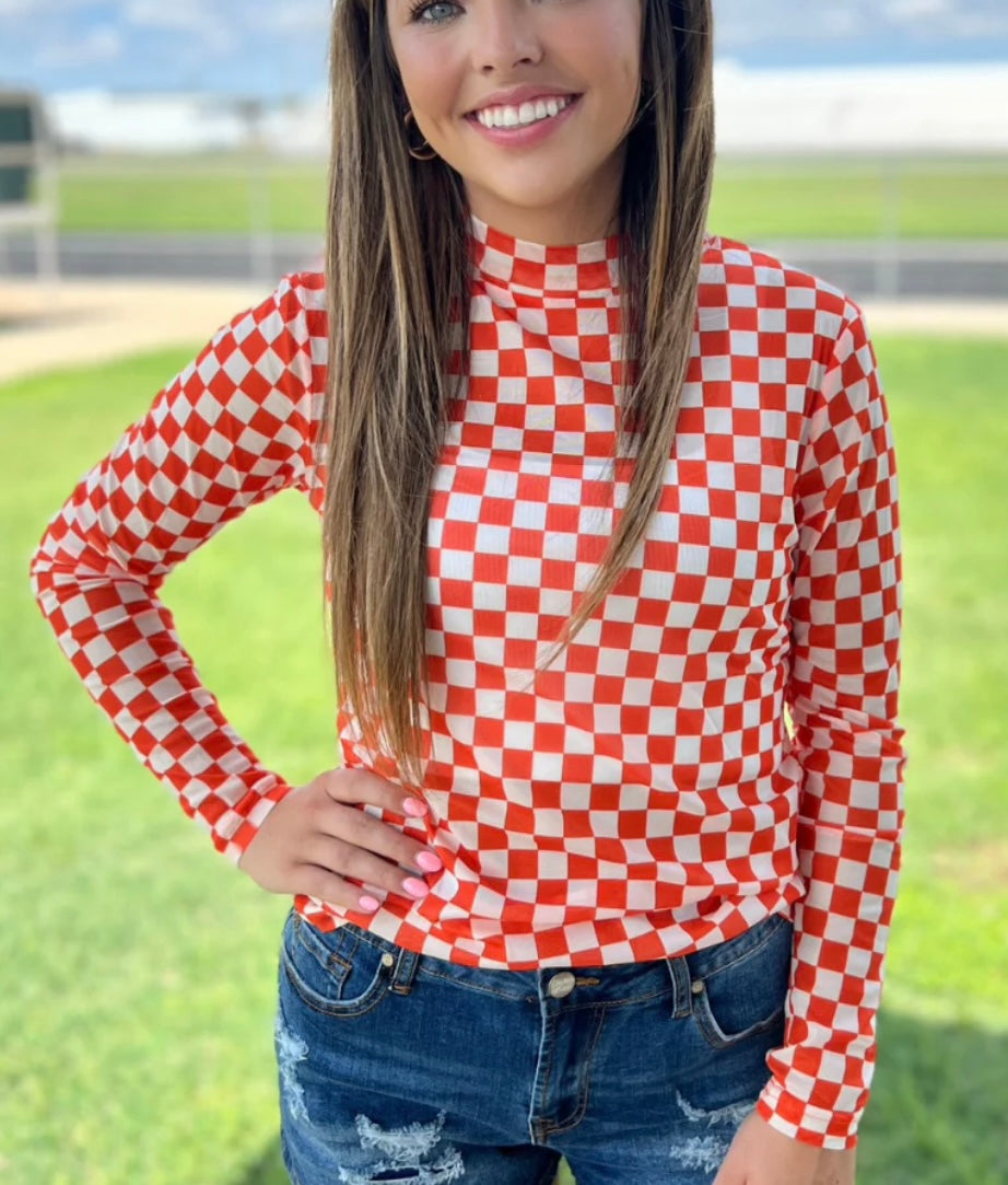 Game Day Mesh Top