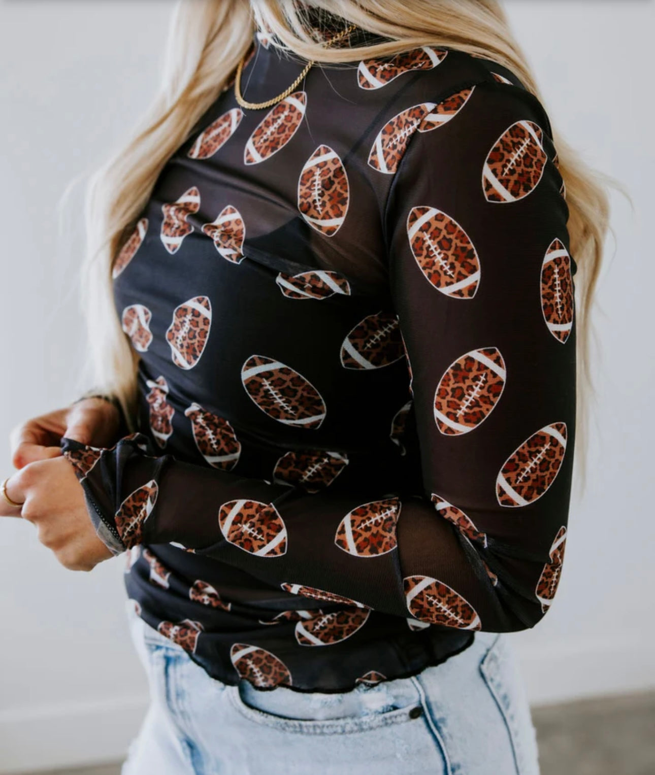 Football Mesh Top