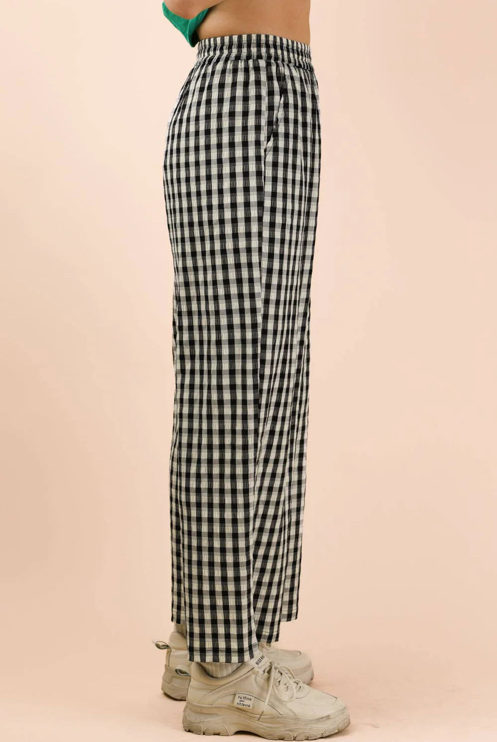 Checkered Casual Pants