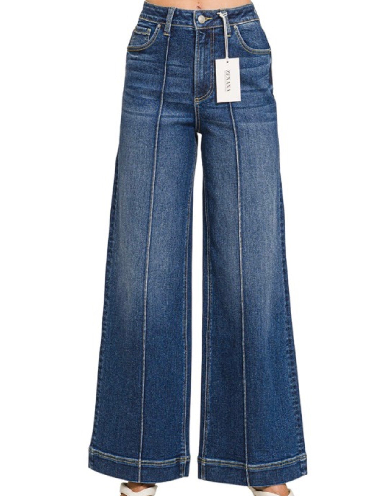 High Rise Wide Leg Jeans