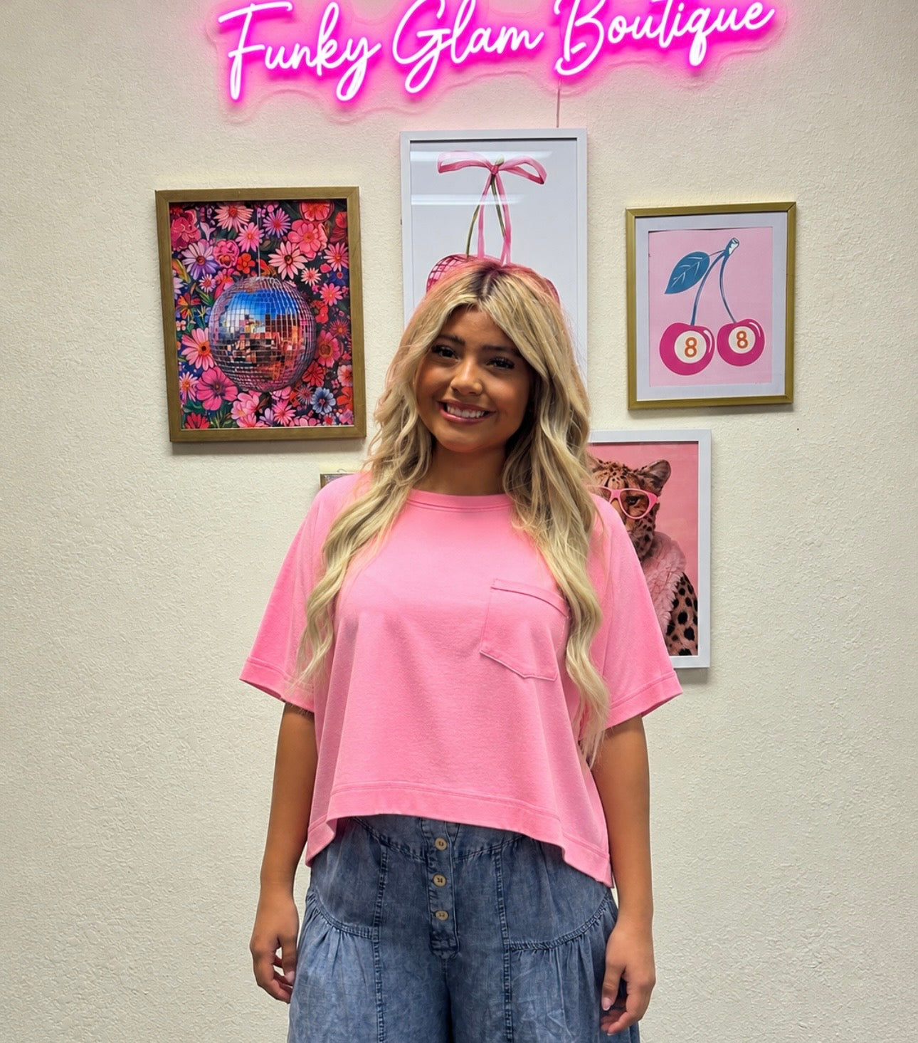 Exposed Seam Boxy top