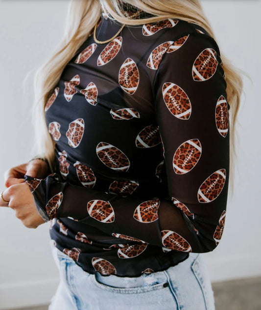 Football Mesh Top