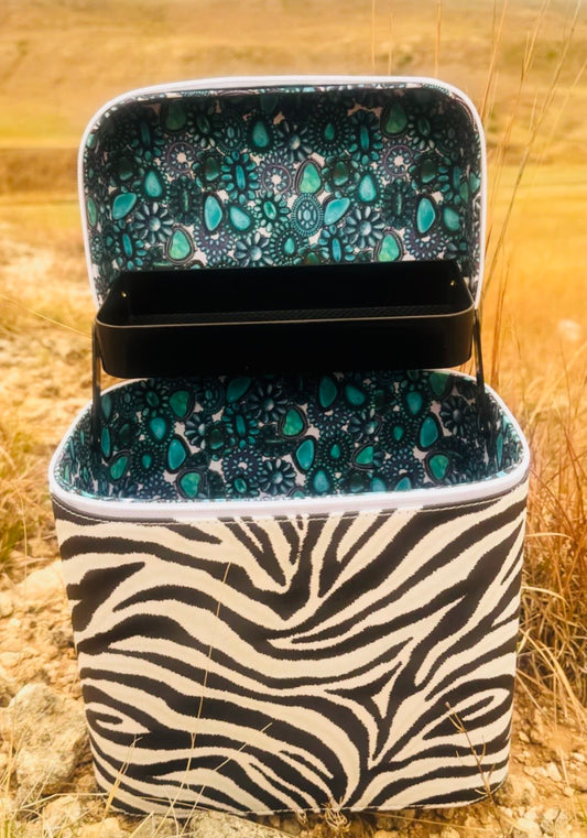 Zebra Makeup box